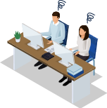 People at computer
