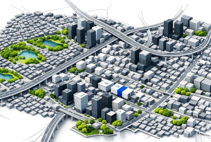 デジタルツイン対応 ジオラマCG制作