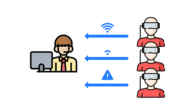 接続状況表示